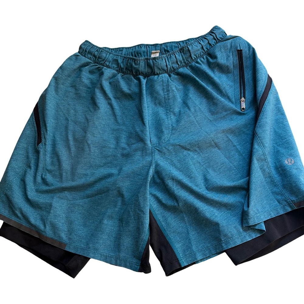 lululemon athletica Teal Athletic Shorts